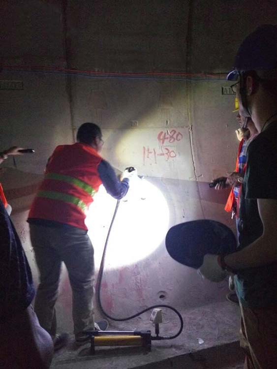 南京曼卡特免費(fèi)給化學(xué)錨栓項目蘇州地鐵拉拔實驗