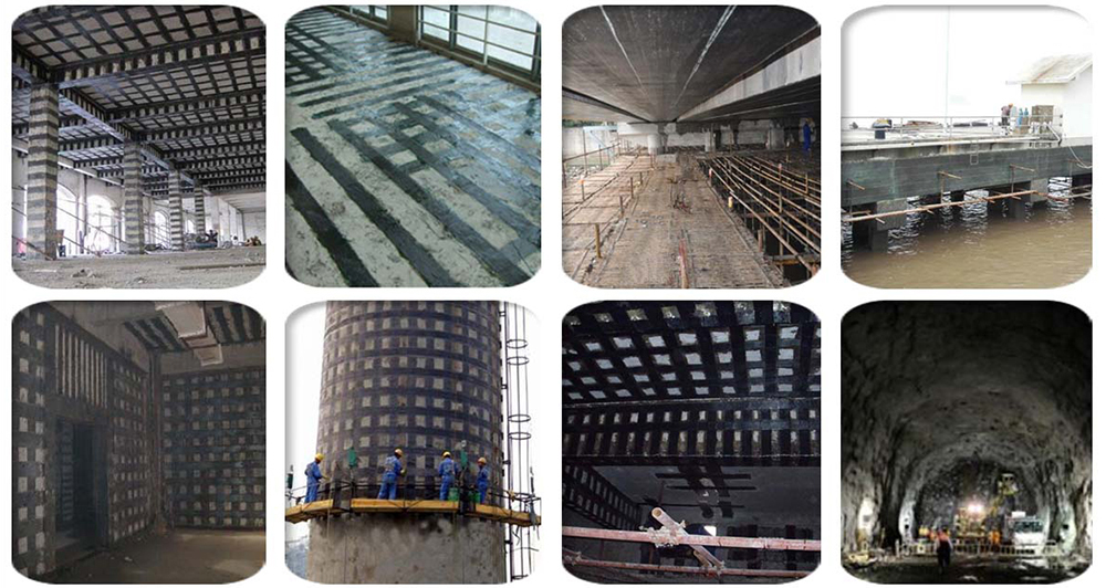300g碳纖維布0.167建筑加固碳纖維布